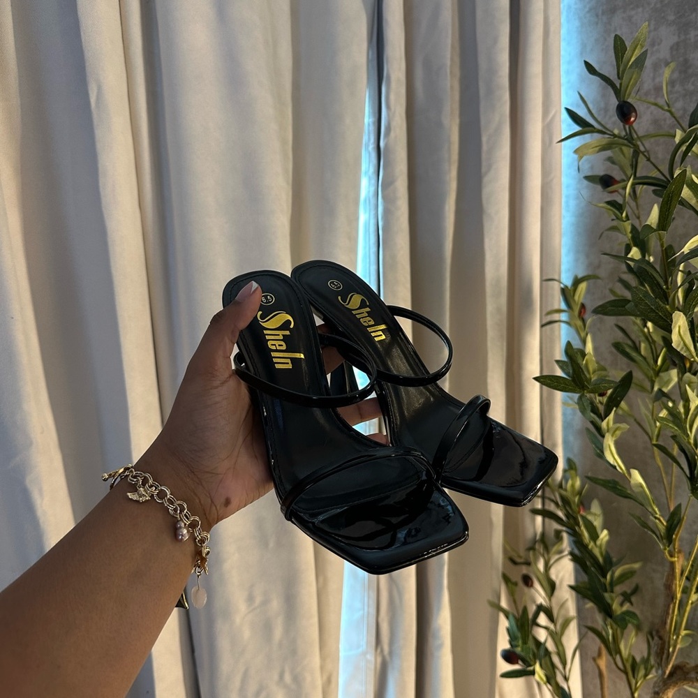 Sleek Black Shein Women's Heels